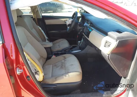 2014 Toyota Corolla Le from USA, damaged, VIN 5YFBURHE8EP115718